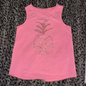Pineapple Girls Pink Tank